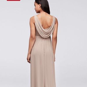 Formal steel blue dress